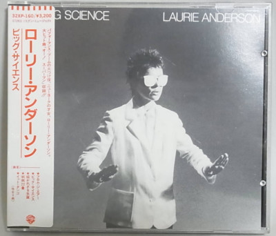 全３点レアレコードBill Nelson Laurie Anderson ボウイ LAURIE ANDERSON Big Science 1984 PROMO JAPAN CD 32XP-160 OBI s7669
