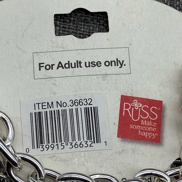 Bella Nina инициалы браслет письмо B Русский новый 7,5 в со стразами серебряная цепочка - Изображение 3 из 4