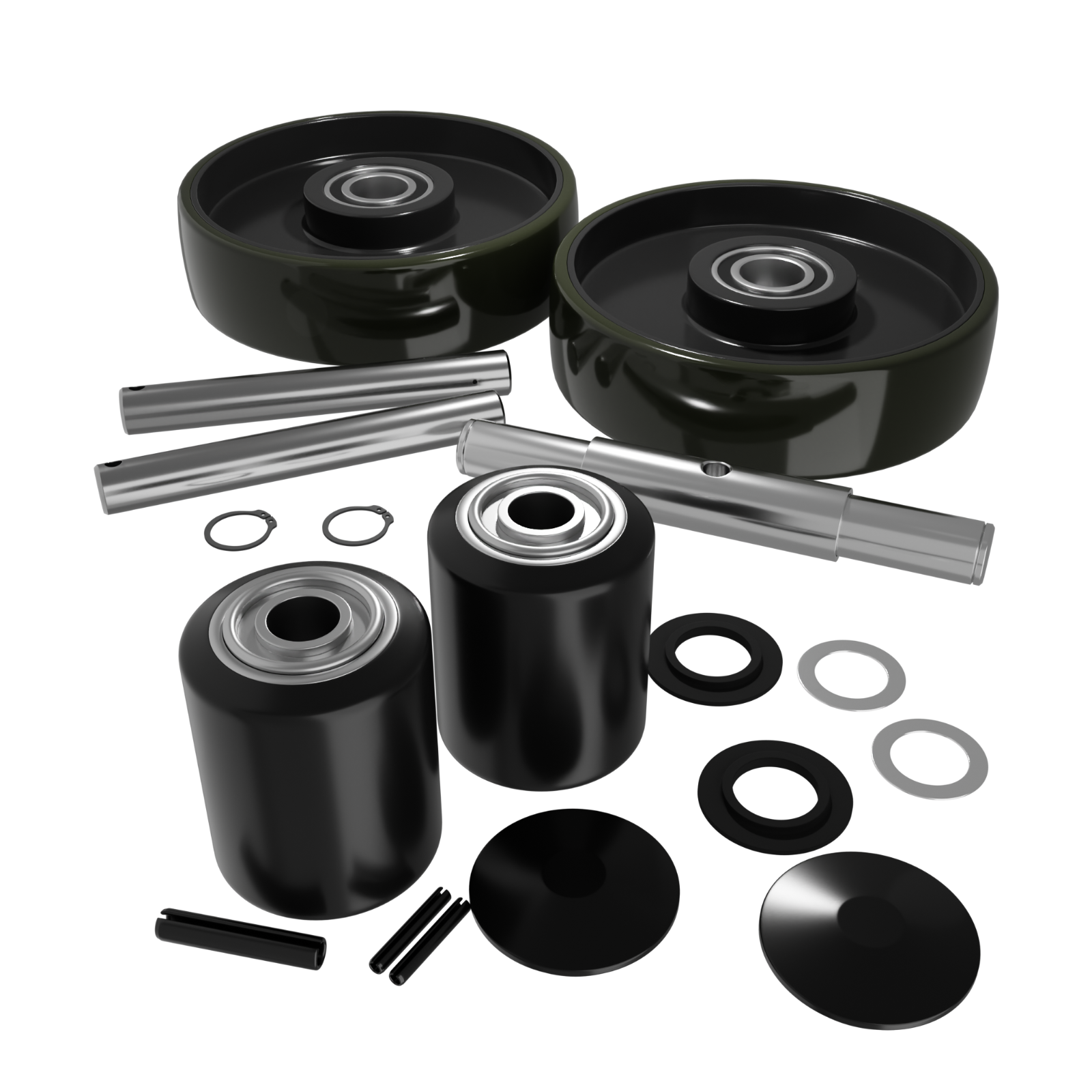 Complete Wheel Kit for BT Model L2000-U L2000U L2300-U L2300U Pallet Jack