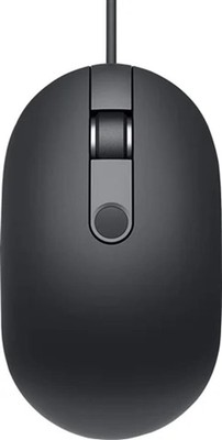 Dell MS819 1000 DPI kabelgebundene Maus mit Fingerabdruckleser für PC Computer
