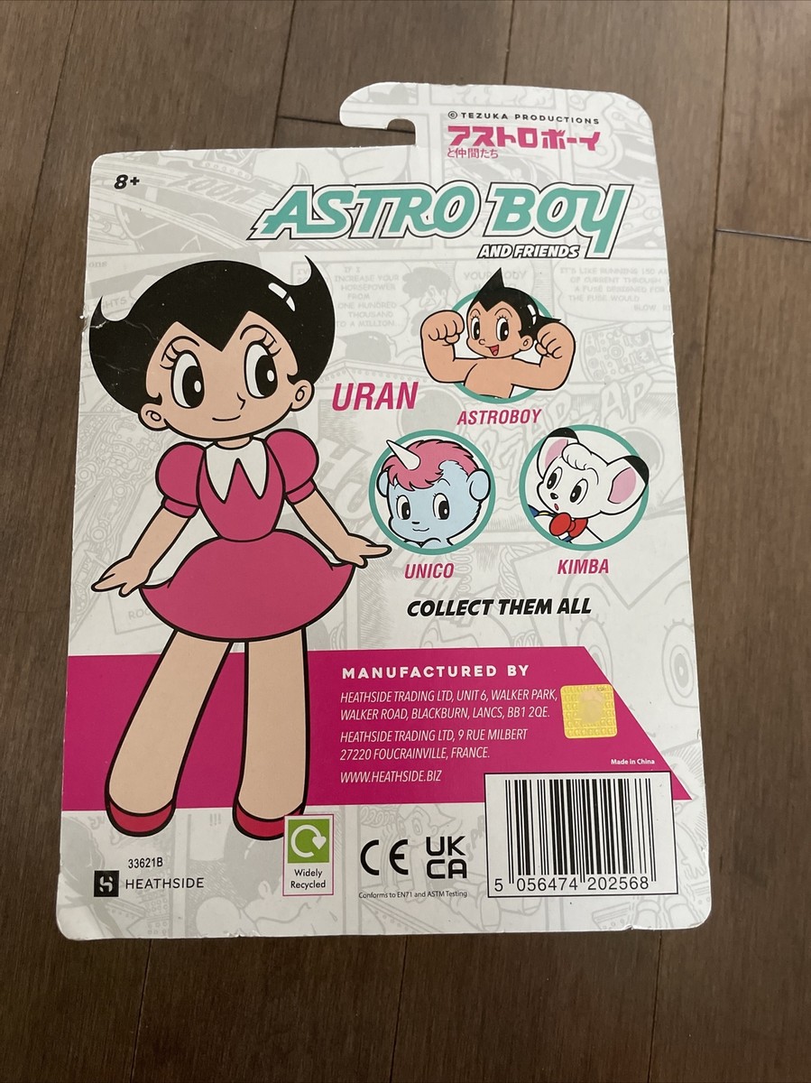 NEW Astro Boy and Friends 14cm Vinyl Figure URAN Tezuka