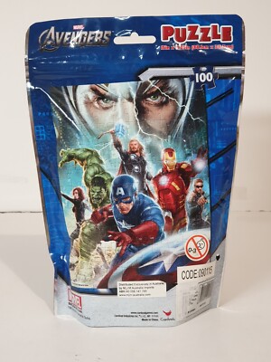 Z0066 Marvel Avengers 100 piece jigsaw Puzzle on the go | eBay