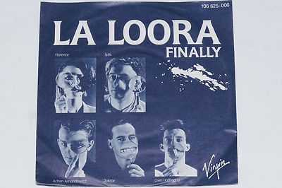 LA LOORA -Finally / Red Braverie - Nouvelle Sang- 7'' 45 Virgin