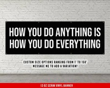 Motivational Home Gym Banner - Large Quote Wall Art