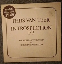 THIJS VAN LEER- Introspection 1 & 2 Double Vinyl LP EX Holland CBS 88243 1977