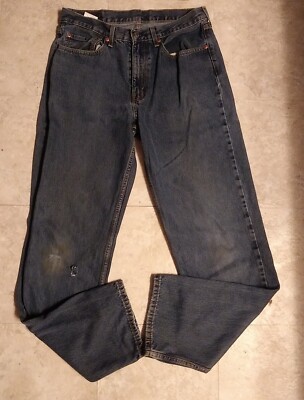 Levis 550 Mens Jeans Size 34x36 Straight Leg Blue Denim Medium Wash