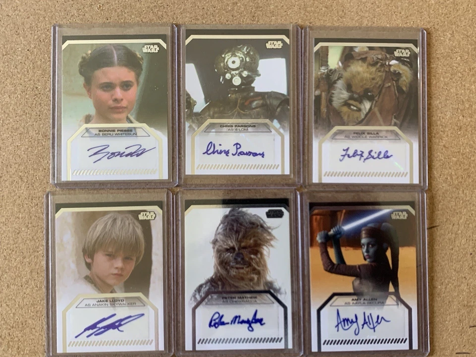 Topps Star Wars Galactic Files Richard LeParmentier as Admiral Motti Auto *Only* - Image 2 of 2