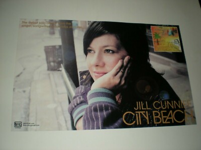 Poster -  JILL CUNNIFF  luscious jackson CITY BEACH  / the band D