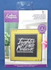 Crafters Companion Laughter is the Best Photopolymer Stamp New Chalkboard Design