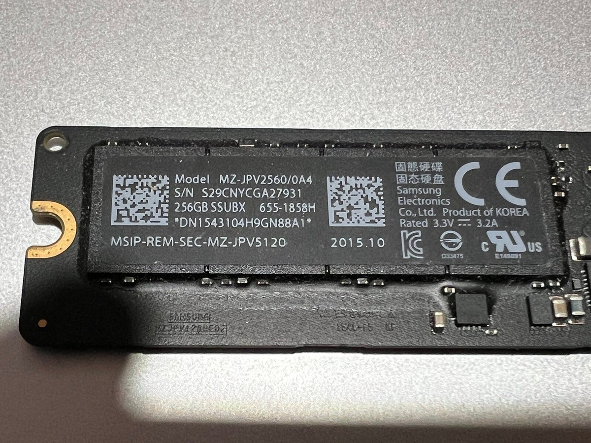 Samsung MZ-JPV2560/0A4 256GB 2280 Gen3 x4 M.2 NVMe SSD | Grade A