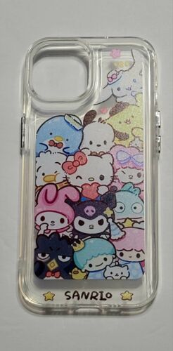 Sanrio anime characters ,silicone soft clear case for iPhone 15 - Picture 2 of 5