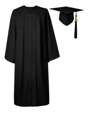 GraduatePro Graduation Gown and Cap Set for Adults 2023 Unisex