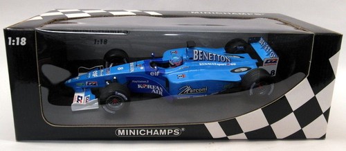 Minichamps 1/18 Scale Diecast - 180 010098 Benetton Renault Showcar F1 J. Button - 第 1/4 張圖片