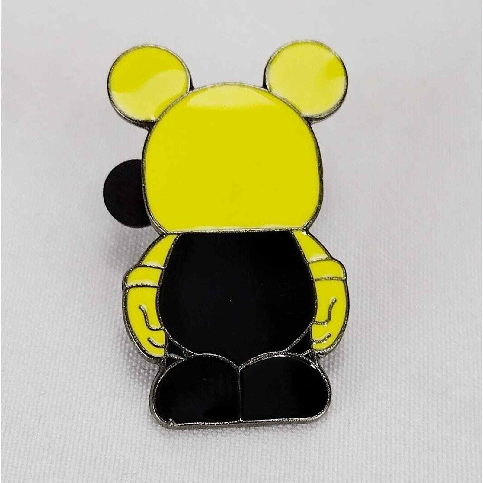Disney Pin 2012 Vinylmation Jr Yellow & Black Mickey