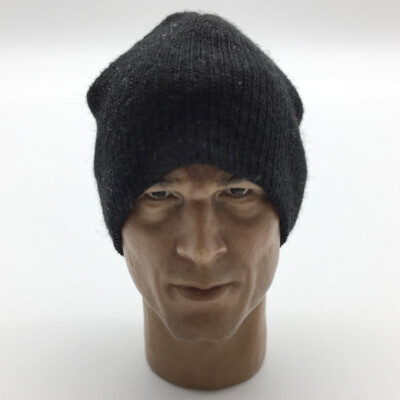 1/6 Maßstab schwarze Beanie Mütze Zubehör für 12 Zoll Actionfigur 
