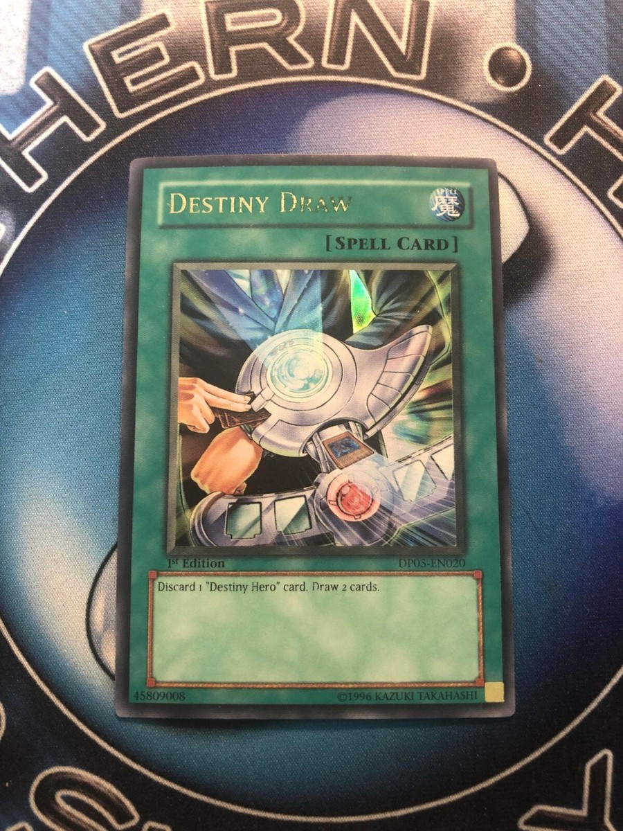 DESTINY DRAW *** ULTRA RARE 1ST EDITION DP05-EN020 (LP) YUGIOH!