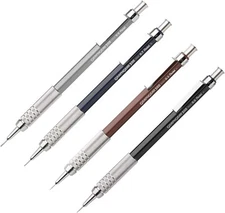 Pentel GraphGear 500 Drafting Pencils- PG523E, PG525A,PG527C,PG529N, 1 of each