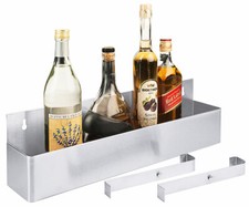 Contacto Barregal, Flaschenregal, einreihig, Edelstahl, Fachtiefe 9 cm, 56 cm