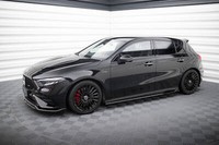 Seitenschweller Ansatz FüR Mercedes-Amg A35 W177 Facelift Schwarz Schweller