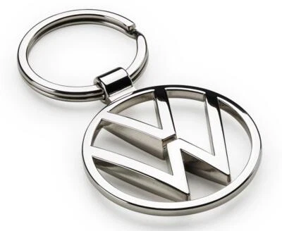 + VOLKSWAGEN VW Schlüsselanhänger silber 000087010BN original