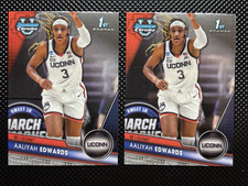 Aaliyah Edwards UCONN 2023-24 Bowman Chrome U Rookie Lot of 2 Mystics