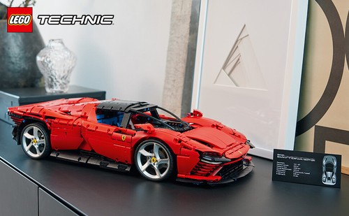 LEGO Technic Ferrari Daytona SP3 42143 Toy Blocks Christmas Gift Present Vehicle - Picture 7 of 12