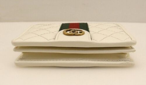 Gucci Double G Card Case Mini Geldbörse 536453 Weiß 630561 - Bild 3 von 12