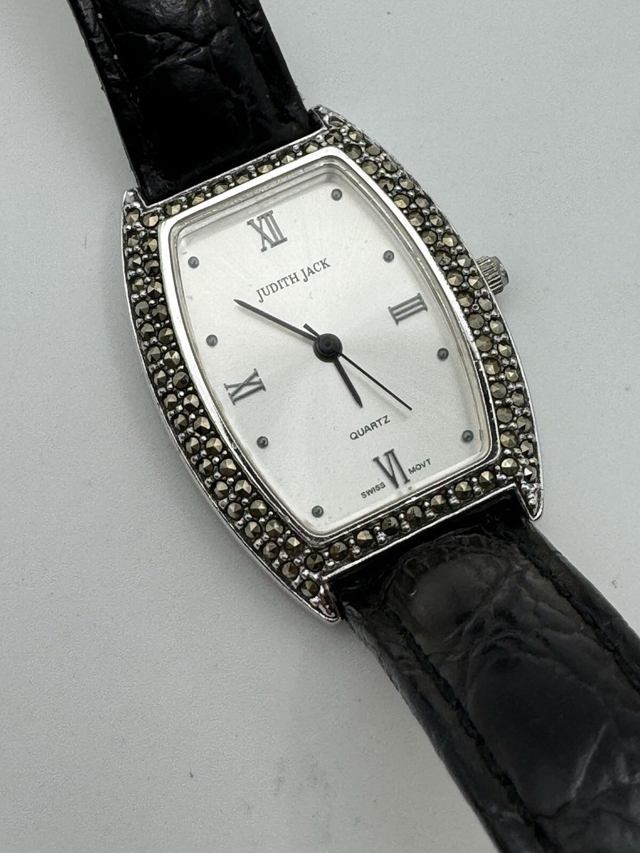 Judith Jack watch Vintage Judith Jack Sterling Silver Marasite Watch With  main image 2