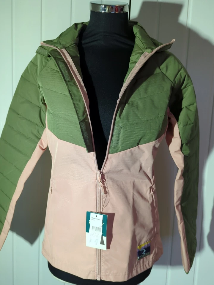 Chaqueta Roxy Ligera Activa Verde/Rosa Talla XS Precio de venta sugerido por el fabricante 135 GBP Foto 2 de 3