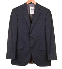 Daniel Cremieux Blue Woven LORO PIANA Wool Sport Coat Jacket Blazer 38 R