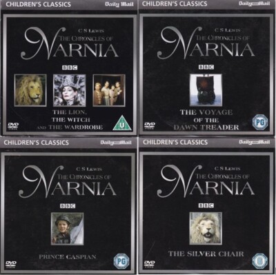 THE CHRONICLES OF NARNIA ( DAILY MAIL Newspaper 4 DVD Set )