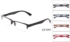 Retro Half Frame Clear Lens Glasses Eyewear Office Smart Simple Elegant UV 100%