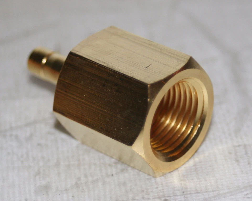 1/4" Tube x 3/8" FNPT Brass Female Tube Adapter Ham-Let  739LFB1/4X3/8 - Image 3 of 4