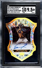 2023 Panini Chronicles Crown Royale Ethan Salas HOLO GOLD /19 SGC 9.5 w/10 AUTO