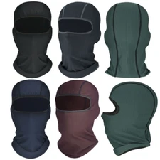 Ski Mask Full Face Cover Winter Fleece Warm Baclava Windproof Hinged Neck Warmer