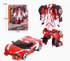 Tobot V Alpha Plus Mini Vehicle Transforming Robot Sports Car Action Figure gift