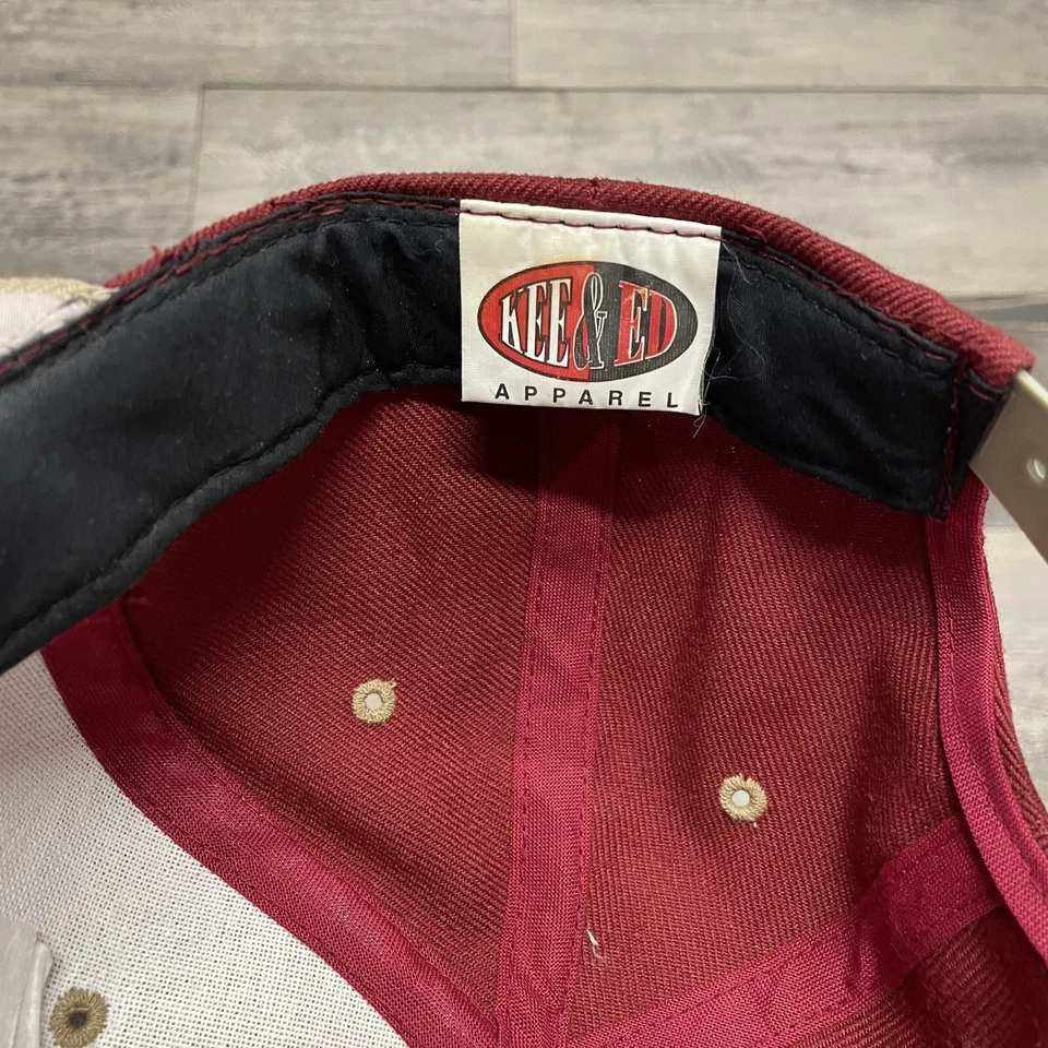 Gorra DE COLECCIÓN Planet Hollywood Granate Bronceado Snap Back Vallarta Talla Única para Todos Foto 4 de 4