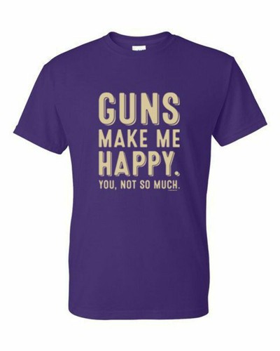 Camiseta Adulto DryBlend® - GUNS MAKE ME HAPPY - SEGUNDA ENMIENDA - AMERICAN P - Imagen 26 de 51