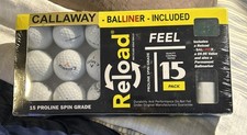 Callaway 15 Pack Recycled Golf Balls Reload Proline Spin Grade New and Sealed