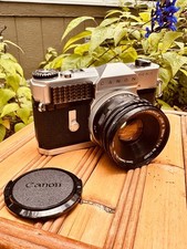 Canonflex RM 35mm SLR w/ Super-Canomatic R 50mm f/1.8 Lens - Nice