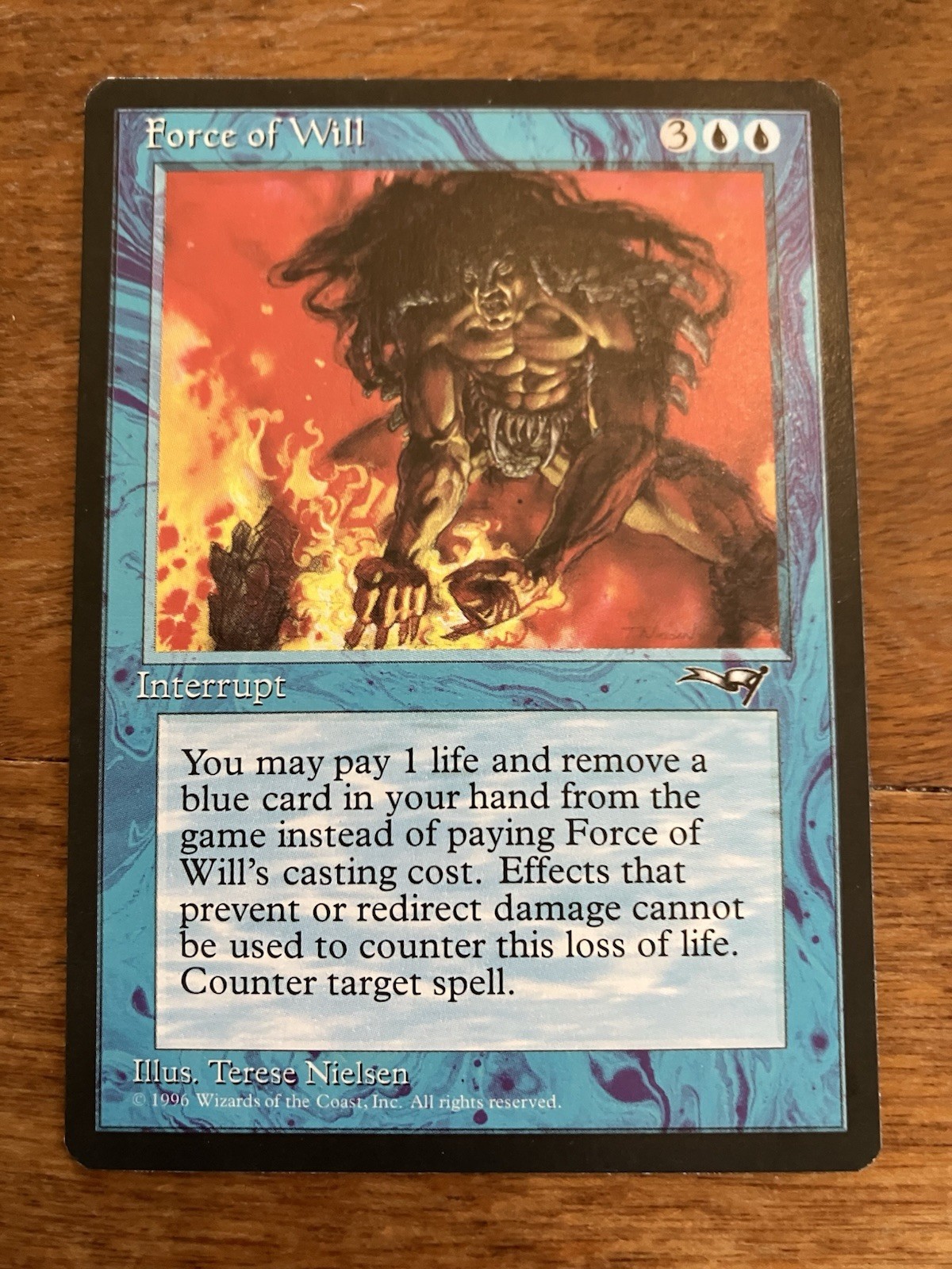1996 MTG Alliances Force of Will NM