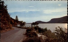 Somes Sound Sargent's Drive Bar Harbor Maine vintage postcard u407