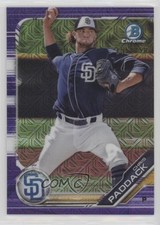 2019 Bowman Chrome Prospects Mega Box Purple Mojo Refractor Chris Paddack 1s8
