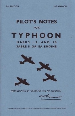 Typhoon IA & IB Pilot's Notes (Paperback) Pilot's Notes (UK IMPORT)