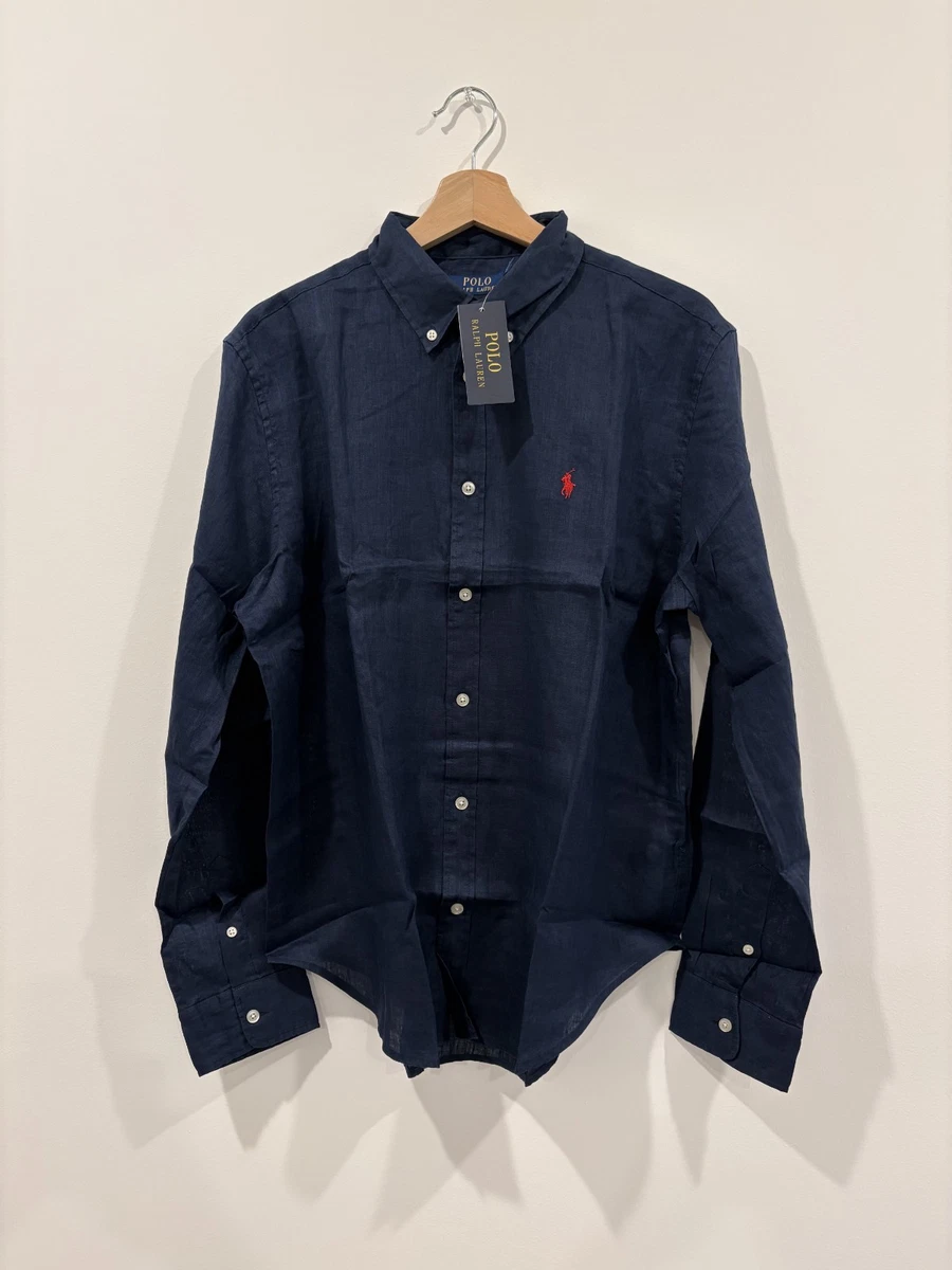 Polo Ralph Lauren Linen Classic Fit Casual Button-Down Shirts for