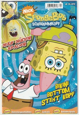   SPONGEBOB SCHWAMMKOPF #4/2010 + Poster/ohne Beilage, Ehapa COMICHEFT Z1/1-