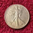 1945-P   50C Walking Liberty Half Dollar - 90% silver - circulated