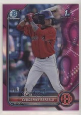 2022 Bowman Chrome Prospects Fuchsia Lava Refractor 16/199 Ceddanne Rafaela s3g