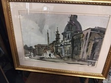 Dina Bellotti Pastello Piazza Navona