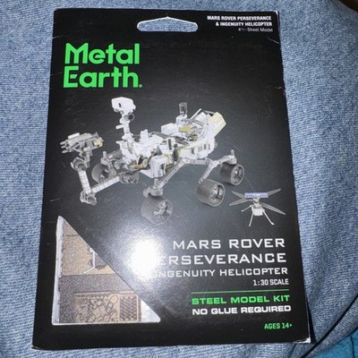 Metal Earth Mars Rover Perseverance & Ingenuity Helicopter  Scale 3D Model Kit